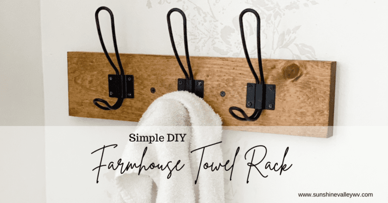 How to Make a Farmhouse Towel Rack 1 How to Make a Farmhouse Towel Rack