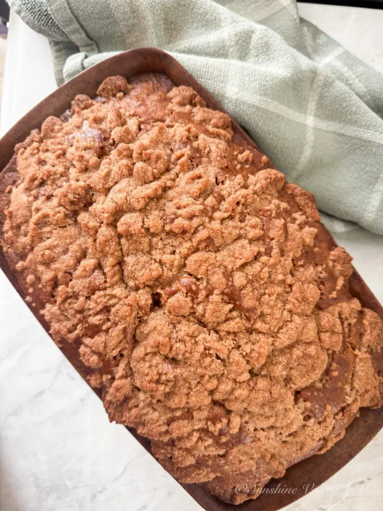 How to Make Pumpkin Sourdough Quick Bread with Streusel Topping