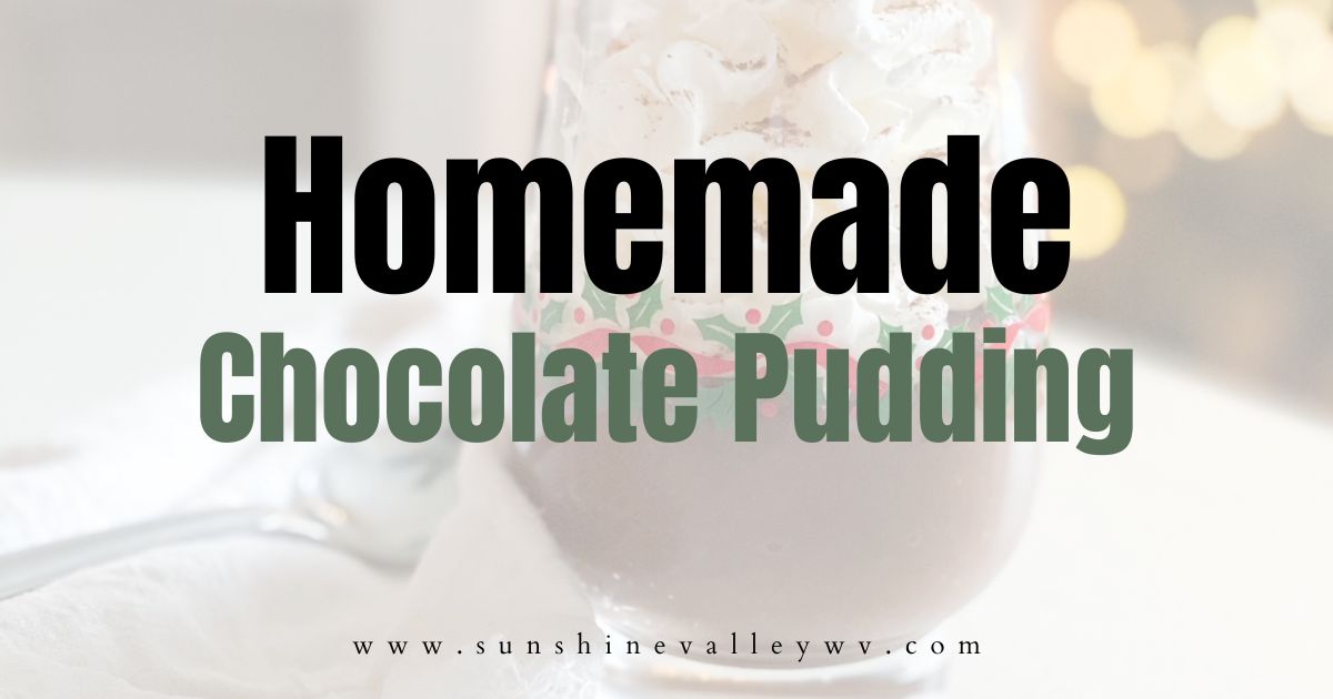 How to Make Simple and Delicious Homemade Chocolate Pudding