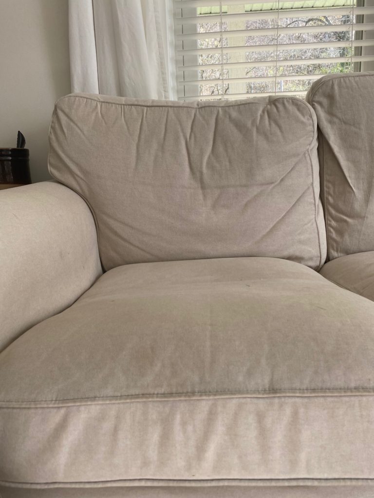 how to wash IKEA Ektorp slipcovers - Sunshine Valley WV