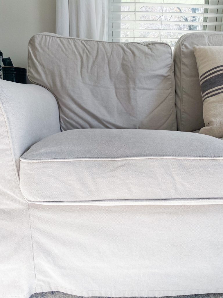 how to wash IKEA Ektorp slipcovers - Sunshine Valley WV