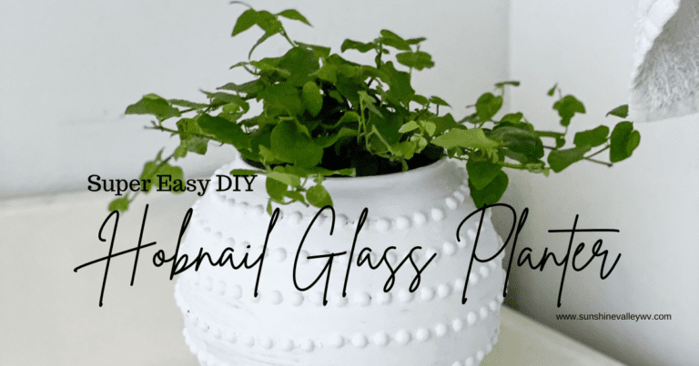 DIY Hobnail Planter – A Simple Vintage-Inspired Craft