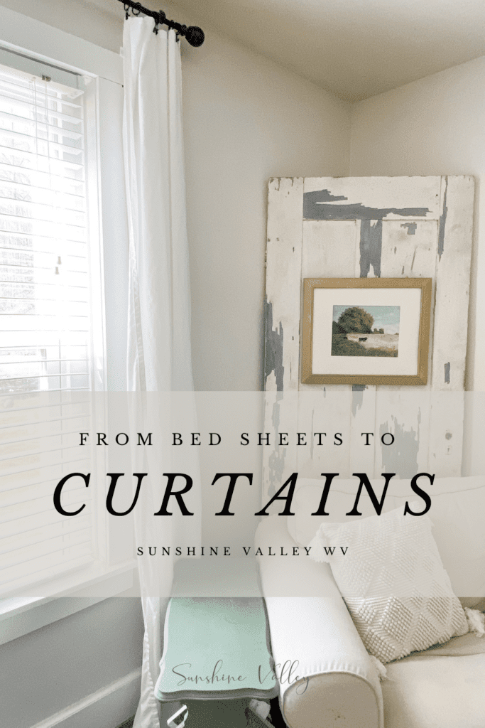 curtains from sheets - Sunshine Valley WV