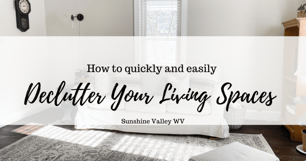 declutter living spaces - Sunshine Valley WV
