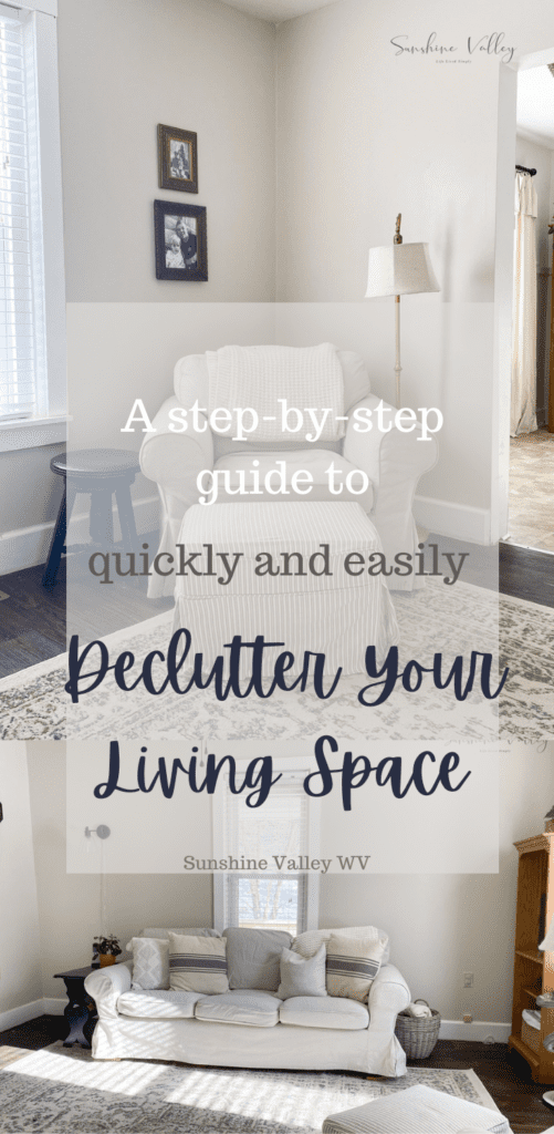 declutter living spaces - Sunshine Valley WV