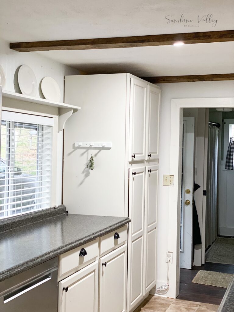 How We Installed Real Wood Faux Beams in the Kitchen 10 Real Wood Faux Beams - Sunshine Valley WV