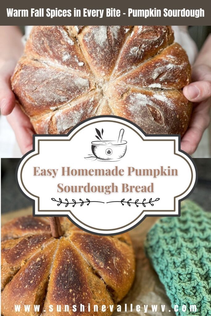 Pumpkin Sourdough Bread - Sunshine Valley WV