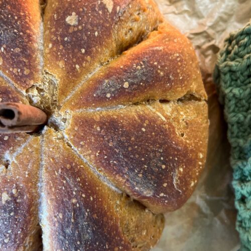 Pumpkin Sourdough Bread - Sunshine Valley WV