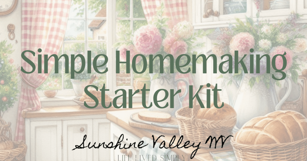 Create a Cozy Home with the Simple Homemaker Starter Kit 1 Simple Homemaker Starter Kit - Sunshine Valley WV