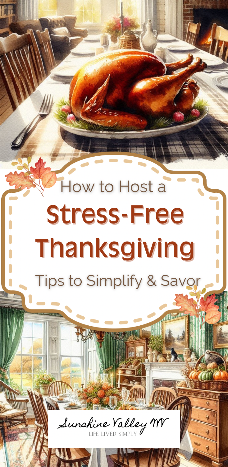 How to Host a Stress-Free Thanksgiving - Sunshine Valley