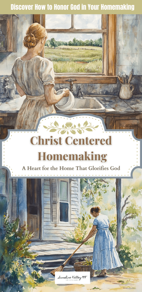 Christ centered homemaking - Sunshine Valley WV