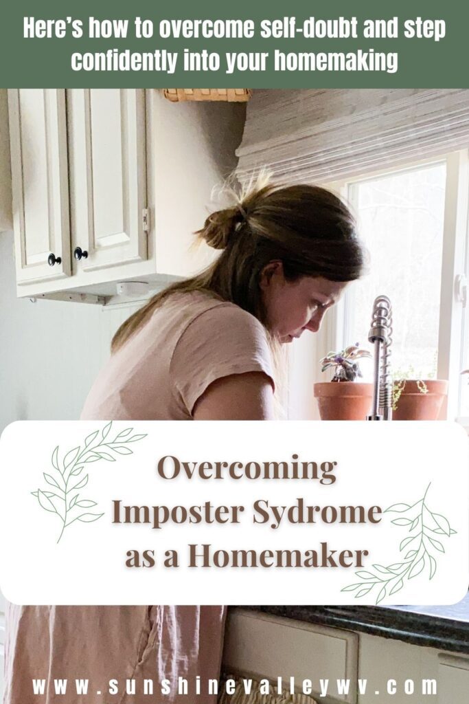 imposter syndrome - Sunshine Valley WV