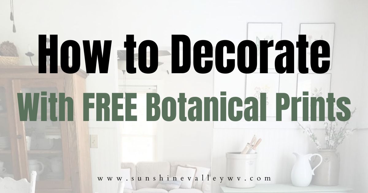 How to Decorate with FREE Botanical Prints: A Vintage-Inspired Guide ... - Botanical Prints For Home