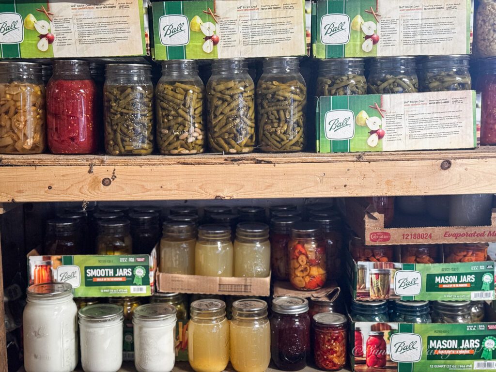 a vintage-inspired pantry
