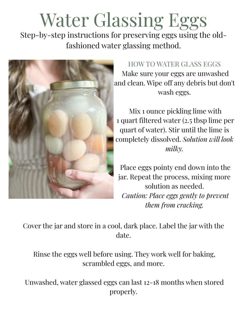 how to water glass eggs - Sunshine Valley WV