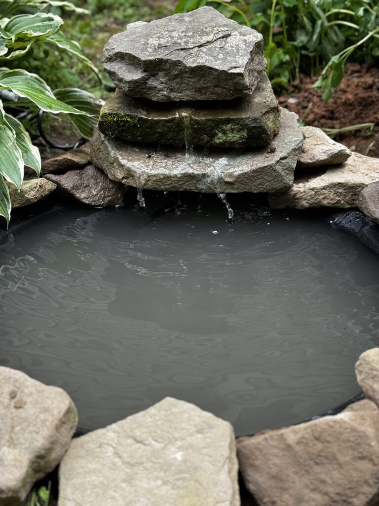 DIY Backyard Pond with Waterfall - Sunshine Valley WV