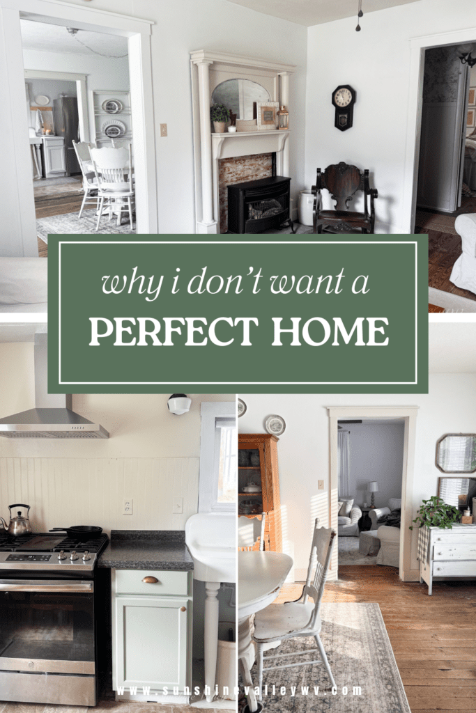 Why I Don't Want a Perfect Home Anymore 3 - Sunshine Valley WV