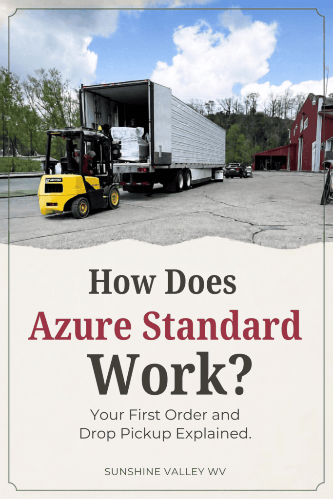 How Does Azure Standard Work? Finding a Drop and Picking Up Your First Order 1 How does azure standard work?