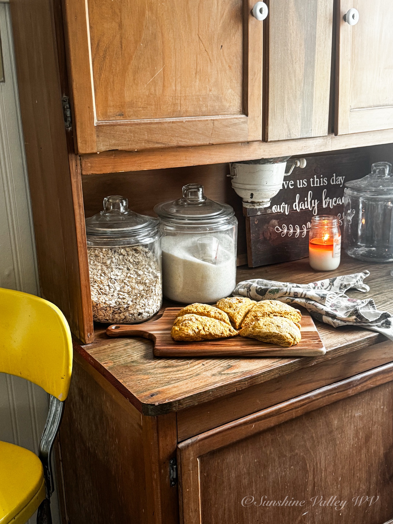 Sourdough Discard Pumpkin Scones | Easy Fall Recipe